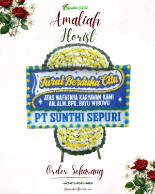 Papan Bunga Duka di Rawa Terate