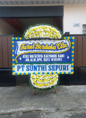 Papan Bunga Duka di Rawa Terate